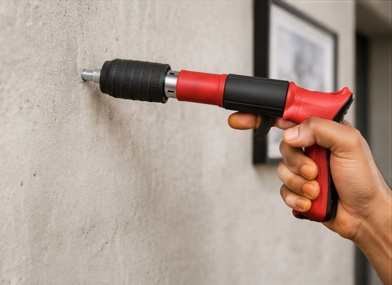 Power Nail Gun – Heavy-Duty Concrete Wall Fastening Tool